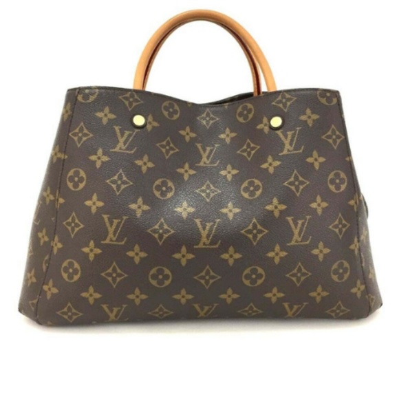 100% Auth Louis Vuitton Montaigne MM Satchel Bag - Picture 2 of 8